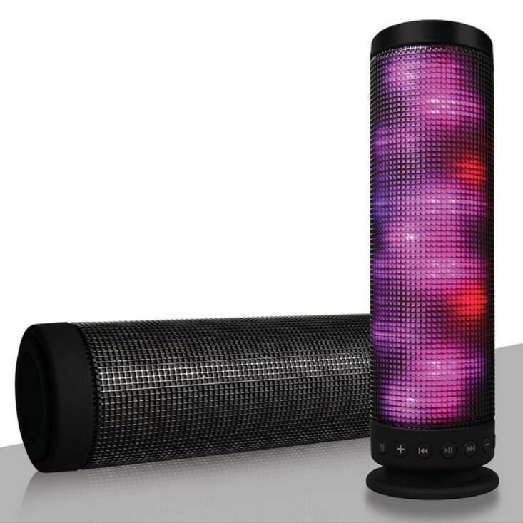 ELEGIANT Portable bluetooth Wireless LED Speakers Stereo Hi-Fi Enhanced Bass Built-in Mic