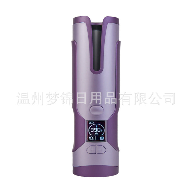 Portable Automatic Hair Curler Multi-functional Spiral Curling Iron Hair Straightener Intelligent Wireless Hair Curler Large Capacity