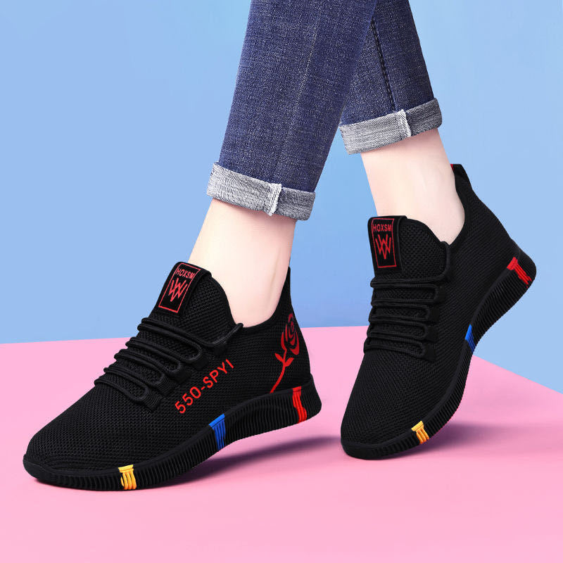 Women&amp;#039;s Shoes Fall New Year Sports Shoes Casual Shoes Comfortable Travel Shoes Lightweight Soft Sole Running Shoes Mom Shoes