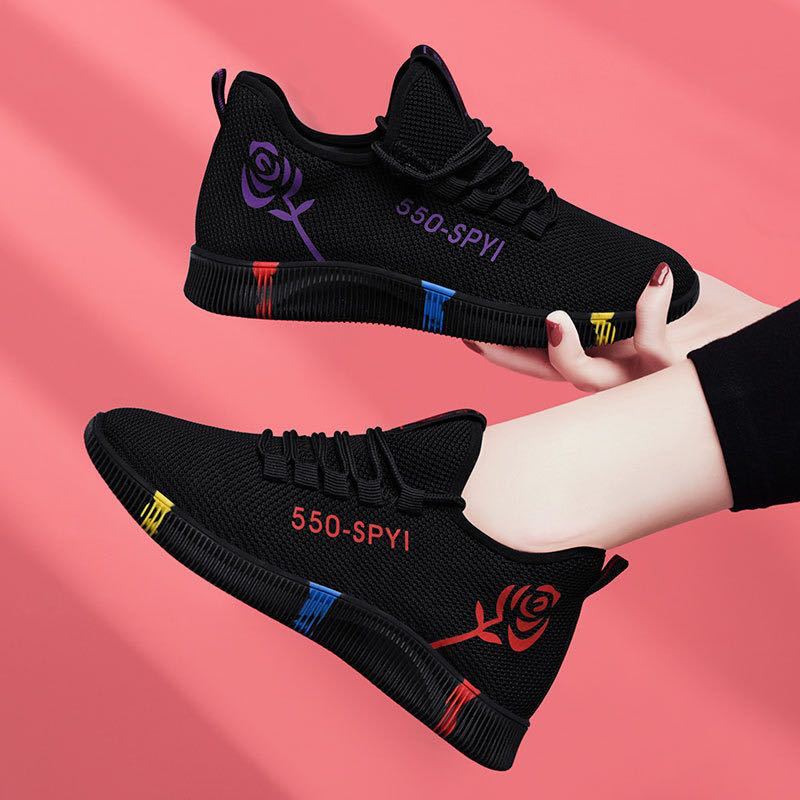 Women&amp;#039;s Shoes Fall New Year Sports Shoes Casual Shoes Comfortable Travel Shoes Lightweight Soft Sole Running Shoes Mom Shoes