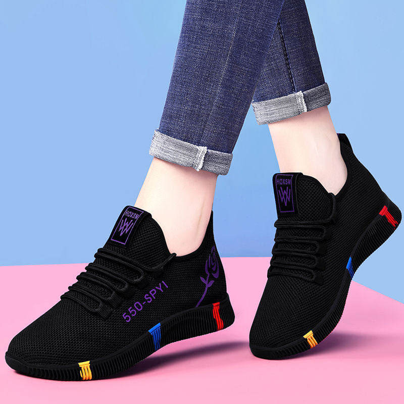 Women&amp;#039;s Shoes Fall New Year Sports Shoes Casual Shoes Comfortable Travel Shoes Lightweight Soft Sole Running Shoes Mom Shoes