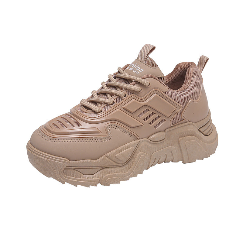 2022 Autumn Dad Shoes Women&#039;s Mesh Single Shoes Flat All-match Small White Shoes Low-top Sports Shoes Casual Shoes Single Shoes