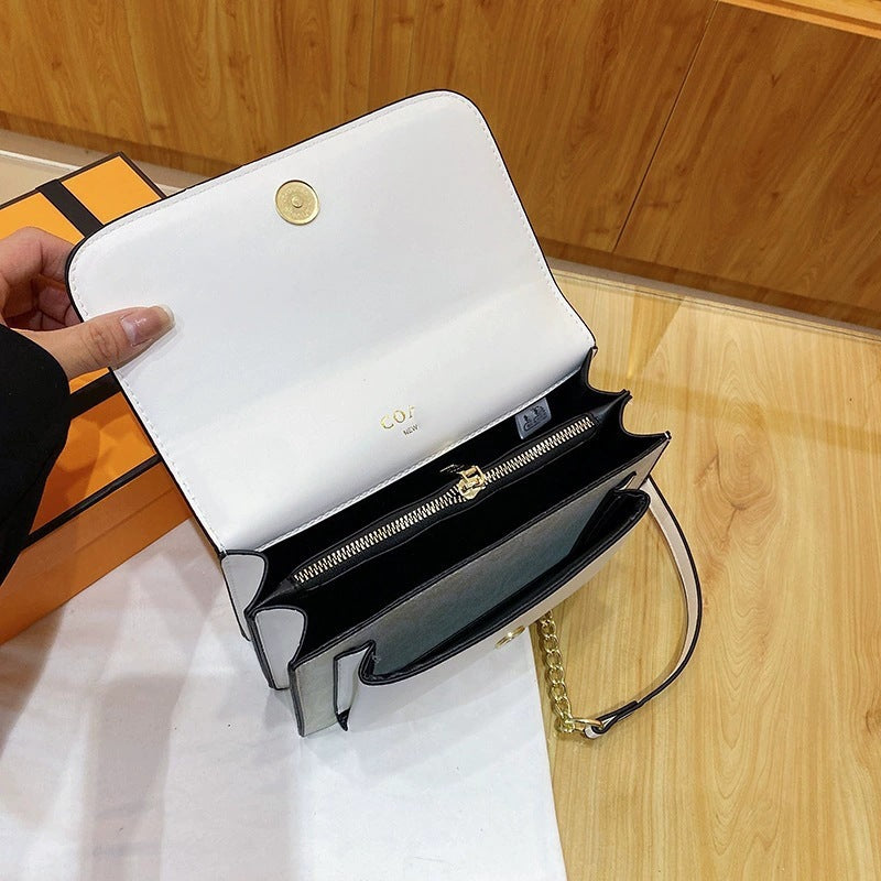 Spring And Summer New Arrival Shoulder Chain Bag Fashionable All-match Tofu Bag Small Square Bag