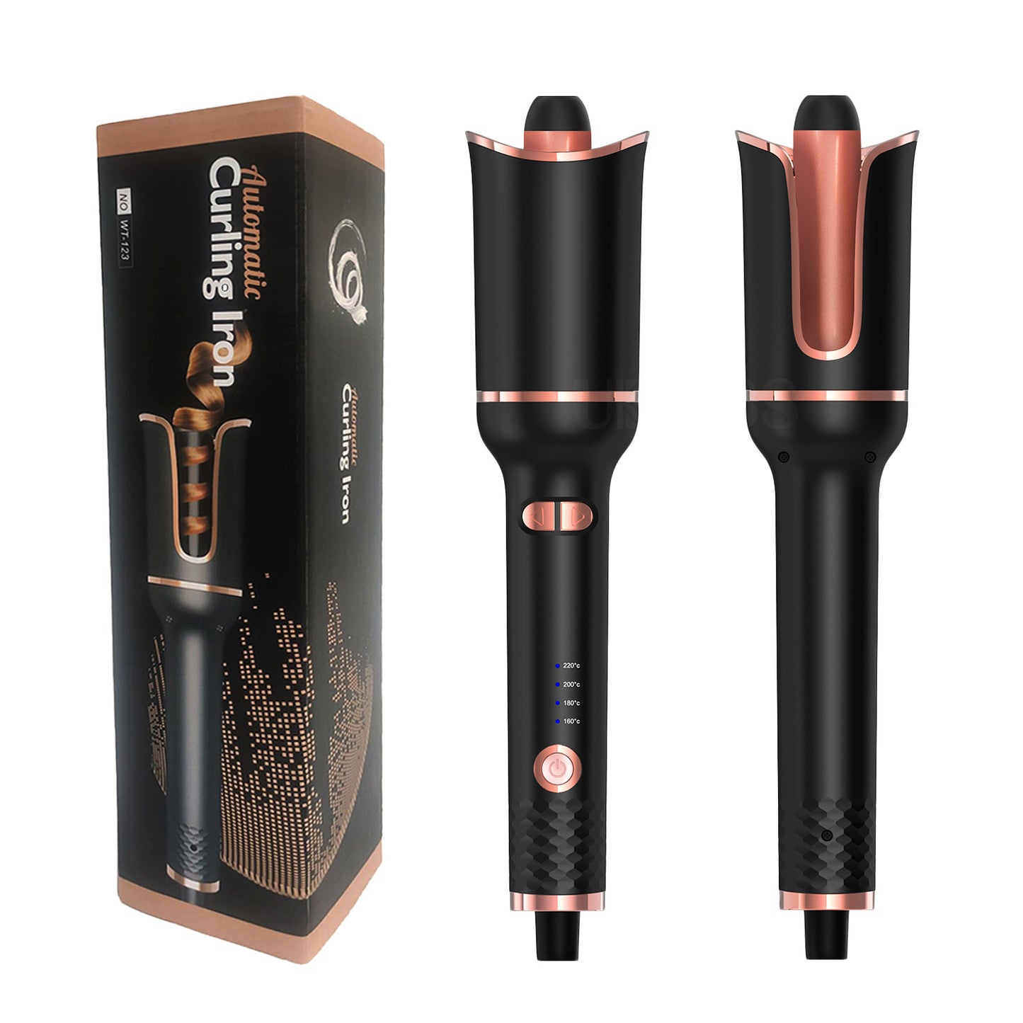 Portable Automatic Hair Curler Multifunctional Spiral Curling Iron Straightener Smart Wireless Hair Curler Straight Curling Splint