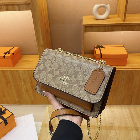 Spring And Summer New Arrival Shoulder Chain Bag Fashionable All-match Tofu Bag Small Square Bag