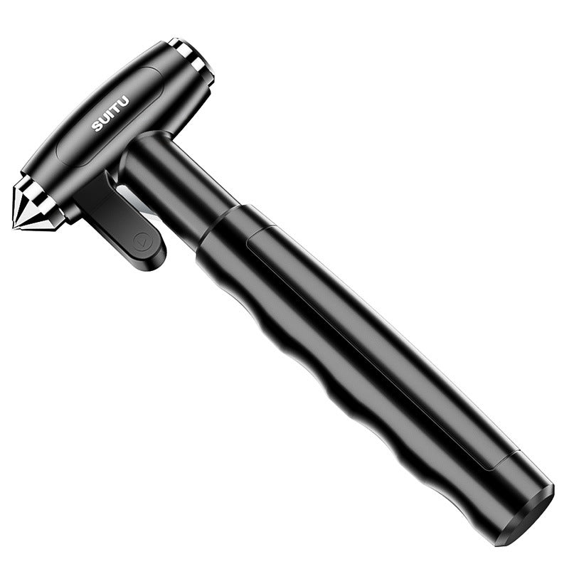 Car Safety Hammer Multifunctional Four-in-one Escape Hammer Car Interior Car Window Glass Broken Window Artifact With Cutter To Save
