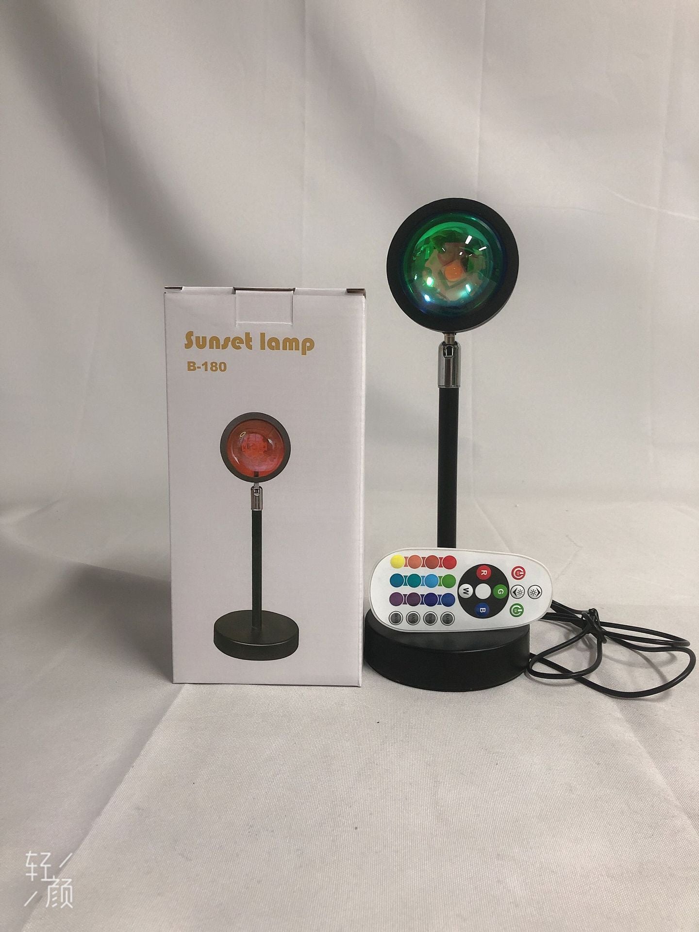 USB charging desk lamp sun never sets rainbow projection sunset lamp