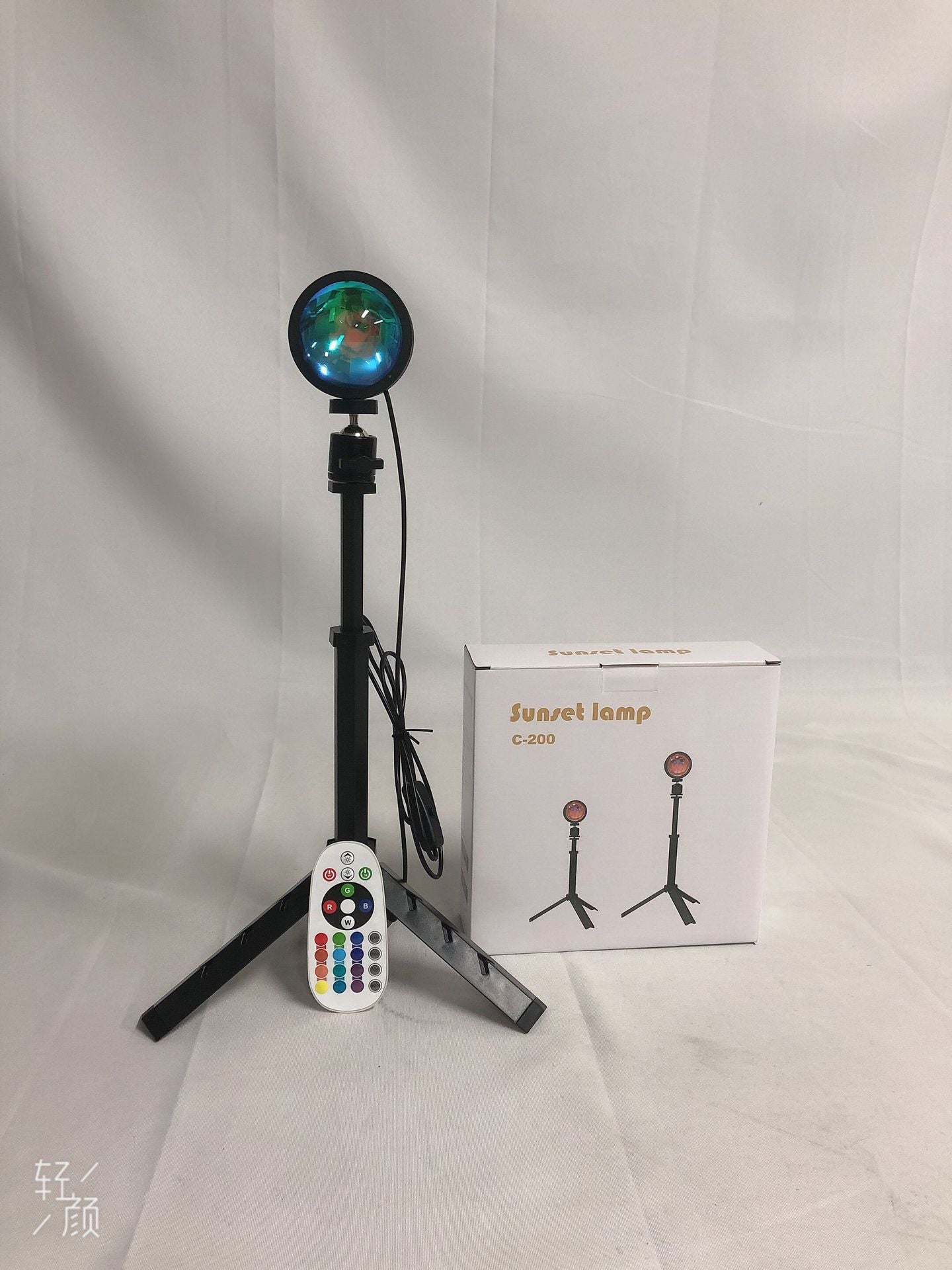 USB charging desk lamp sun never sets rainbow projection sunset lamp
