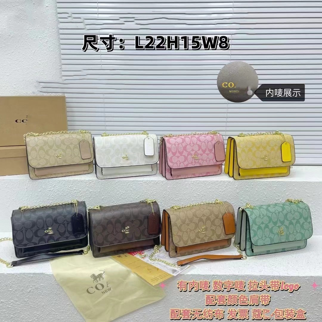 Spring And Summer New Arrival Shoulder Chain Bag Fashionable All-match Tofu Bag Small Square Bag